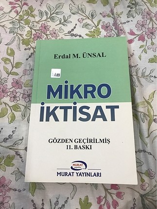 Erdal Ünsal Mikro İktisat Konu