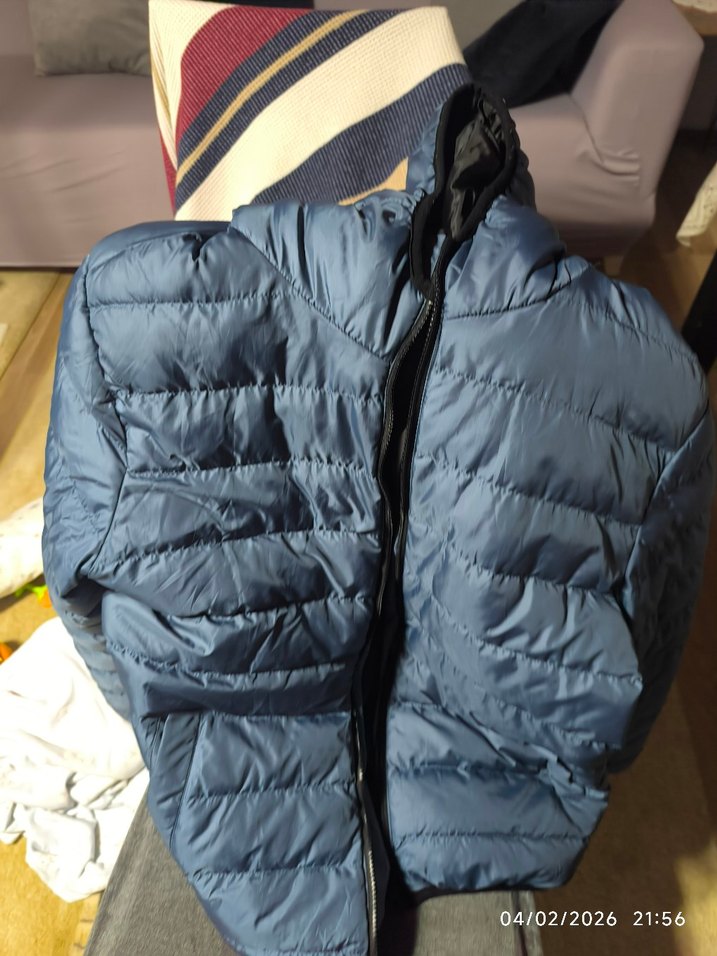 Gri Erkek Mont - Görsel 2