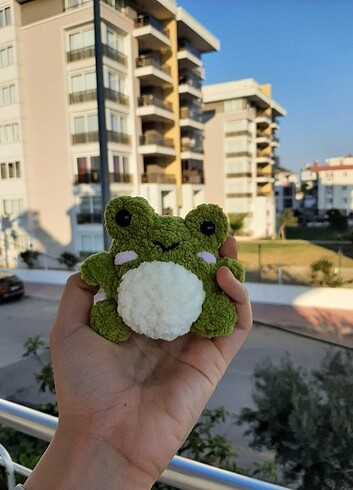 Amigurumi mini kurbağa 