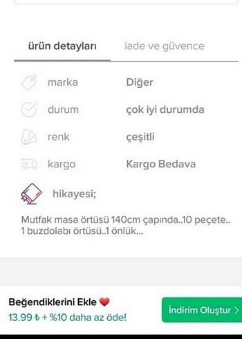  Beden Nakışlı mutfak peçete seti