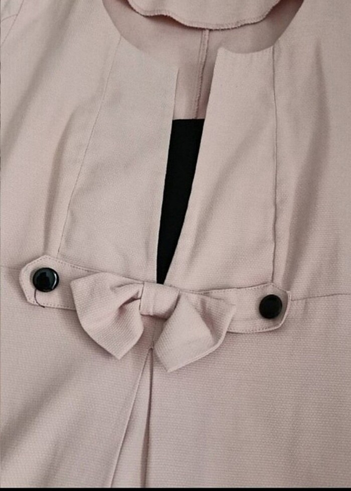 bayan keten hamile elbisesi  - Görsel 2