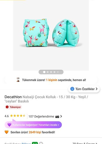 Decathlon Nabaiji Çocuk Kolluk - 15/30 kg