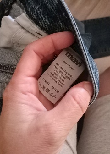 30 Beden gri Renk bayan kot Pantolon
