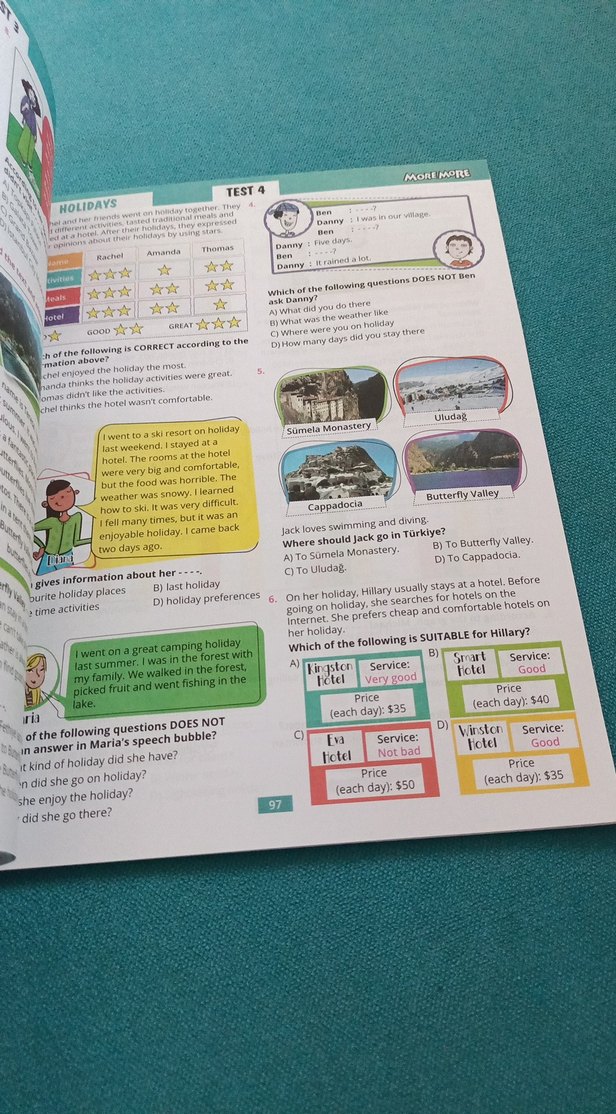 More More Fenomen 6 Test Book Worksheets - Görsel 2