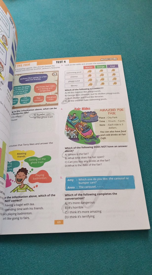 More More Fenomen 6 Test Book Worksheets - Görsel 4