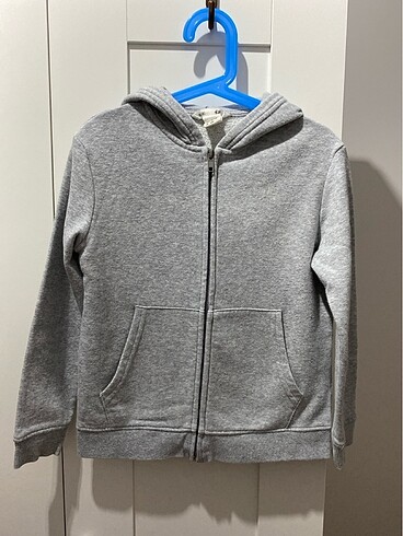 H&M Kapüşonlu Fermuarlı Sweatshirt