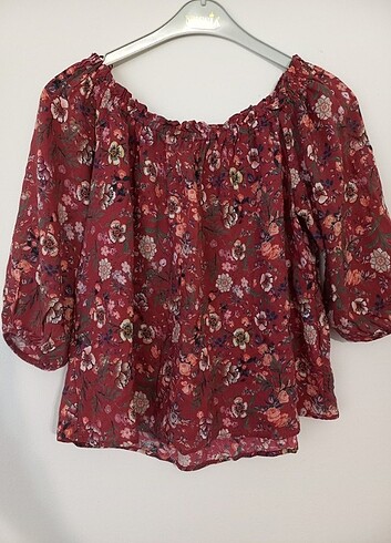 Stradivarius Çiçekli Bluz