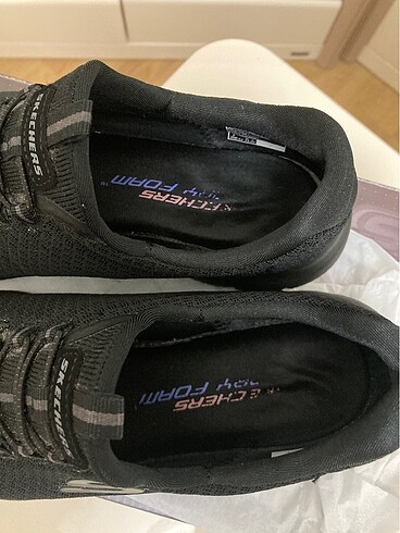 36,5 Beden siyah Renk Orijinal Skechers Spor Ayakkabı
