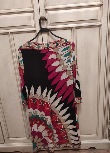 Marks & Spencer M&S 38 beden renkli penye elbise
