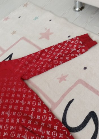Louis Vuitton Kırmızı Kapüşonlu Erkek Sweatshirt