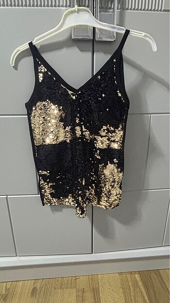 Zara Pullu askılı bluz