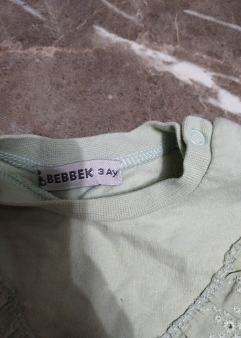 Kız Çocuk Fırfırlı Gri Sweatshirt - Görsel 2