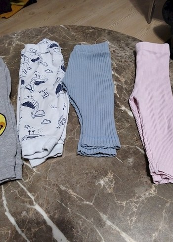 Kız Çocuk Rahat Kesim Çok Renkli Tayt - Görsel 3