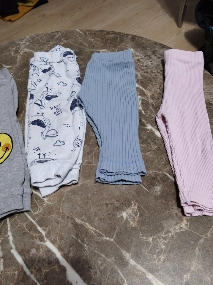 Kız Çocuk Rahat Kesim Çok Renkli Tayt - Görsel 3