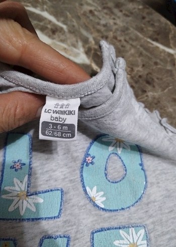 Bebek Kız Çıtçıtlı Askılı Body 2'li - Görsel 6