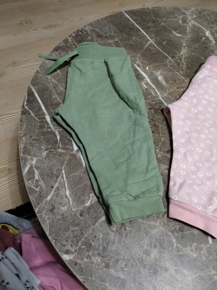 Gri Kız Çocuk Tayt - Görsel 2