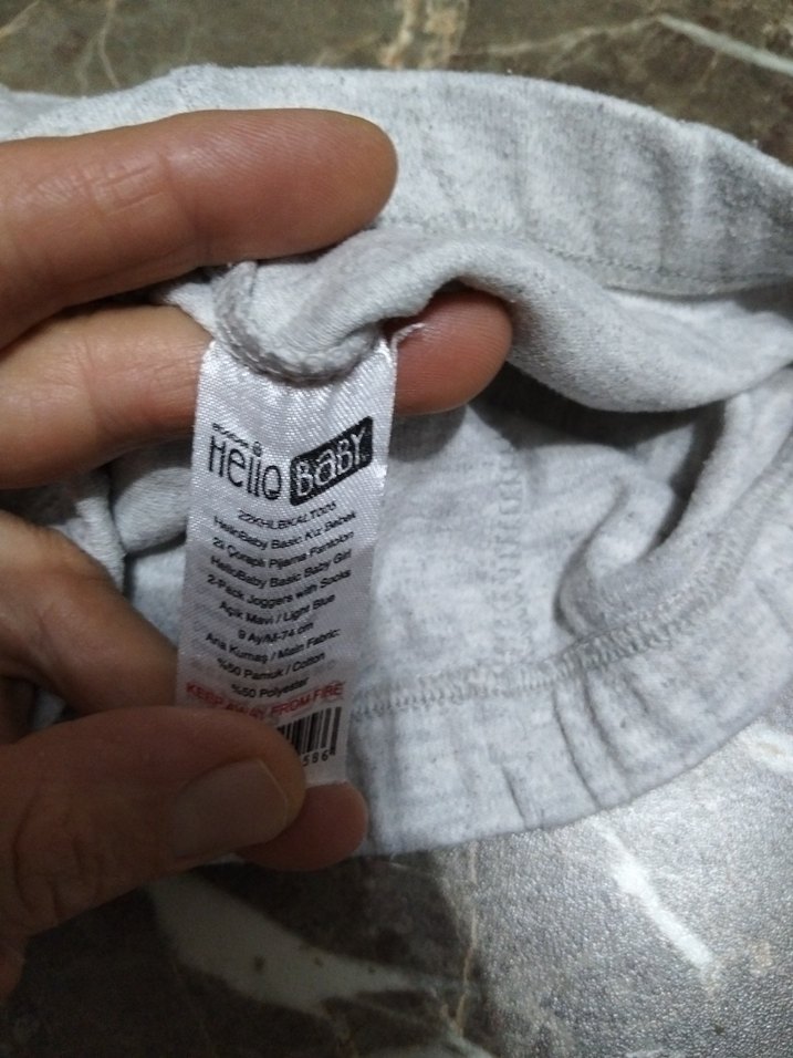 Gri Kız Çocuk Tayt - Görsel 5