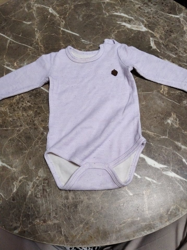 Bebek Önlüğü, Bej Renk, Baskılı - Görsel 3