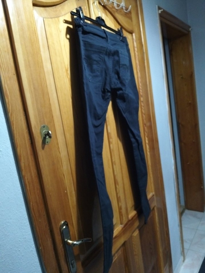 Kemerli Lacivert Kadın Midi Denim Pantolon - Görsel 2