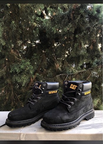 Caterpillar Siyah Bot Cat  Bot - Görsel 5