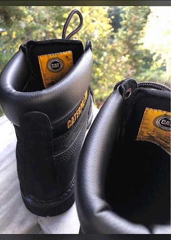 Caterpillar Siyah Bot Cat  Bot - Görsel 4