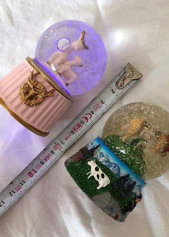 Beyaz Pastel Kar Küresi - Görsel 7