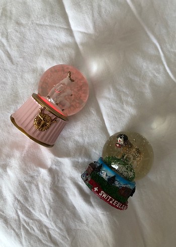 Beyaz Pastel Kar Küresi - Görsel 5