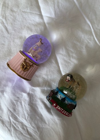 Beyaz Pastel Kar Küresi - Görsel 6