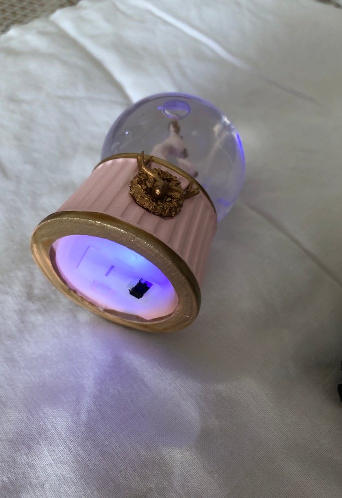 Beyaz Pastel Kar Küresi - Görsel 4