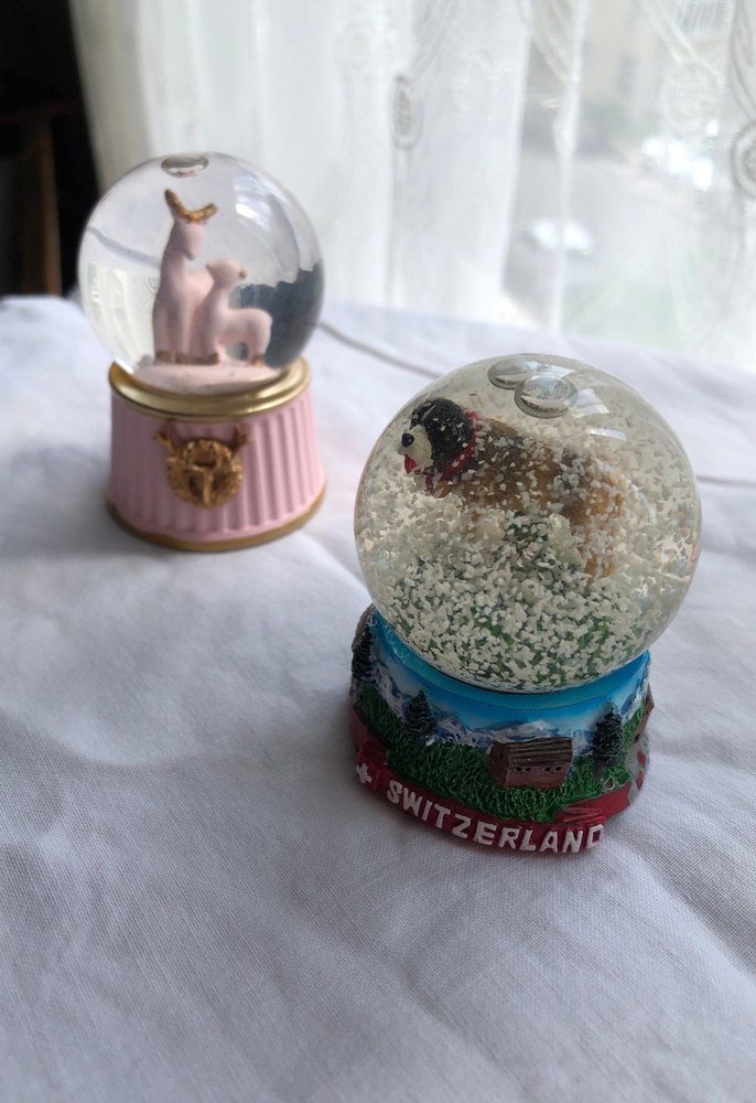 Beyaz Pastel Kar Küresi - Görsel 2