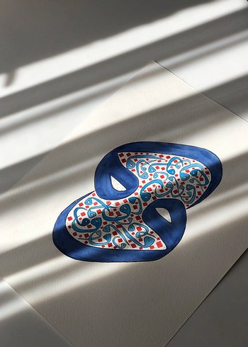 Vav Sulu Boya Çalışması - Görsel 2