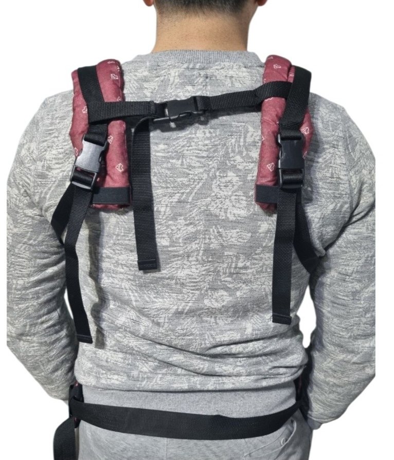 Bordo Bebek Taşıyıcı - Görsel 2