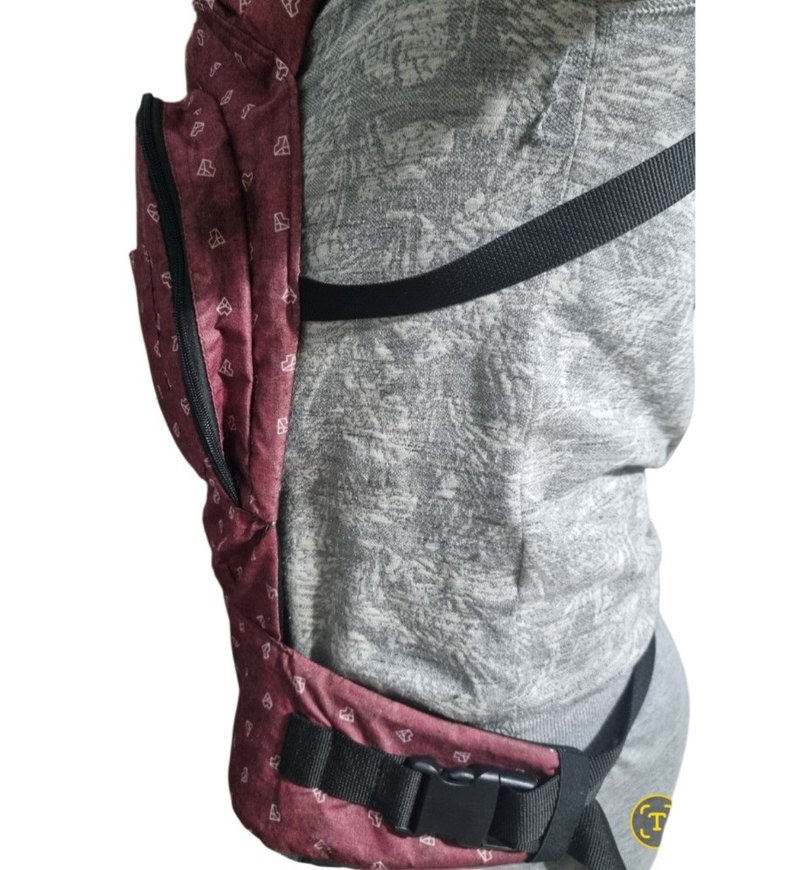 Bordo Bebek Taşıyıcı - Görsel 3