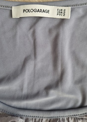 38-POLO GARAGE YENİ ŞIK GRİ BLUZ - Görsel 5