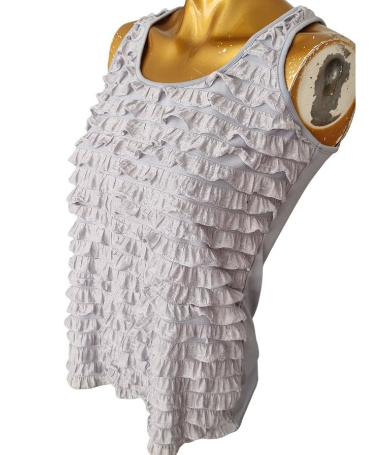 38-POLO GARAGE YENİ ŞIK GRİ BLUZ - Görsel 2