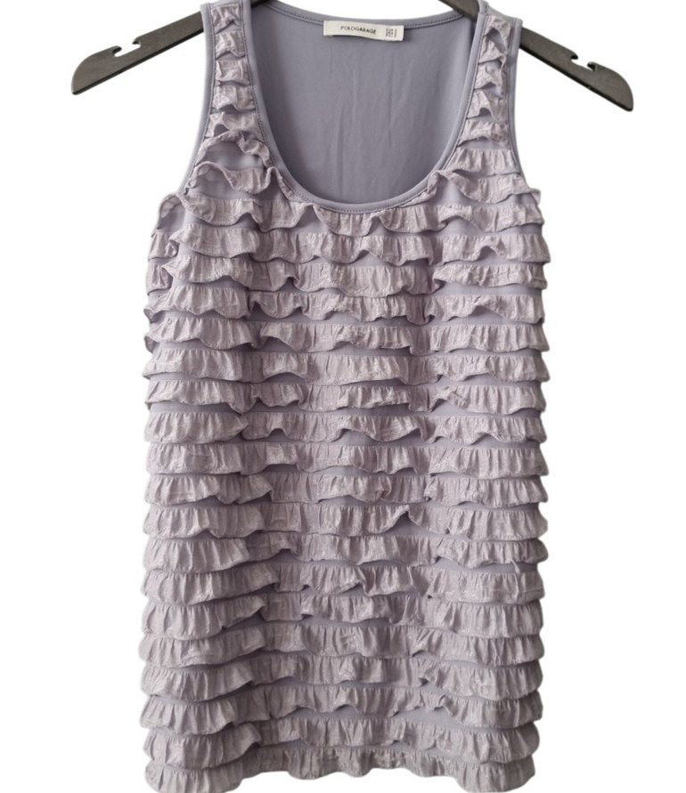 38-POLO GARAGE YENİ ŞIK GRİ BLUZ - Görsel 3