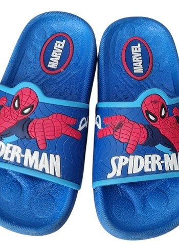 Spider-Man Mavi Örümcek Adam Erkek Çocuk Terliği