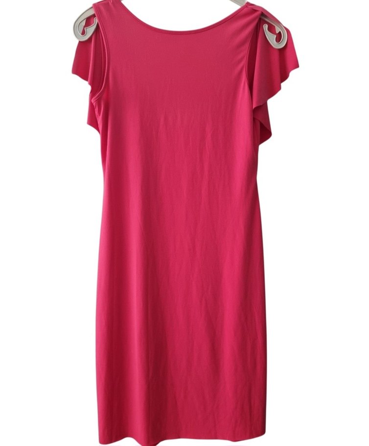 36-POLO GARAGE FUŞYA HARİKA ELBİSE - Görsel 2