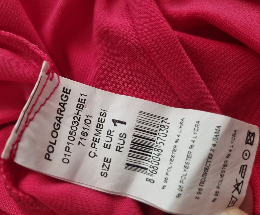 36-POLO GARAGE FUŞYA HARİKA ELBİSE - Görsel 4