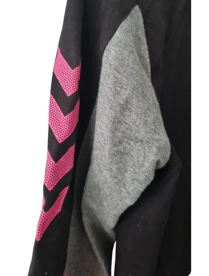 S-HUMMEL ORIJINAL Fermuarlı Yüksek Yakalı Spor Ceket - Görsel 3