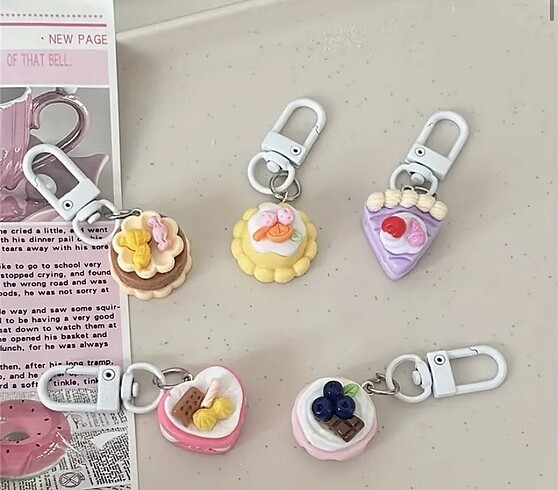  Beden çeşitli Renk cute anahtarlık