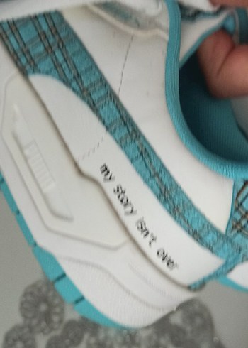 Puma Beyaz Platform Topuklu Spor Ayakkabı