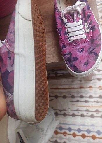 38 Beden pembe Renk Pembe Batik Desenli Kadın vans