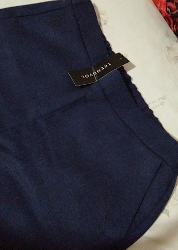 Lacivert Kadın kalın Pantolon - Görsel 3