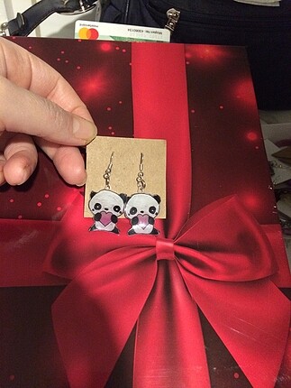 Panda küpe ???? - Görsel 2