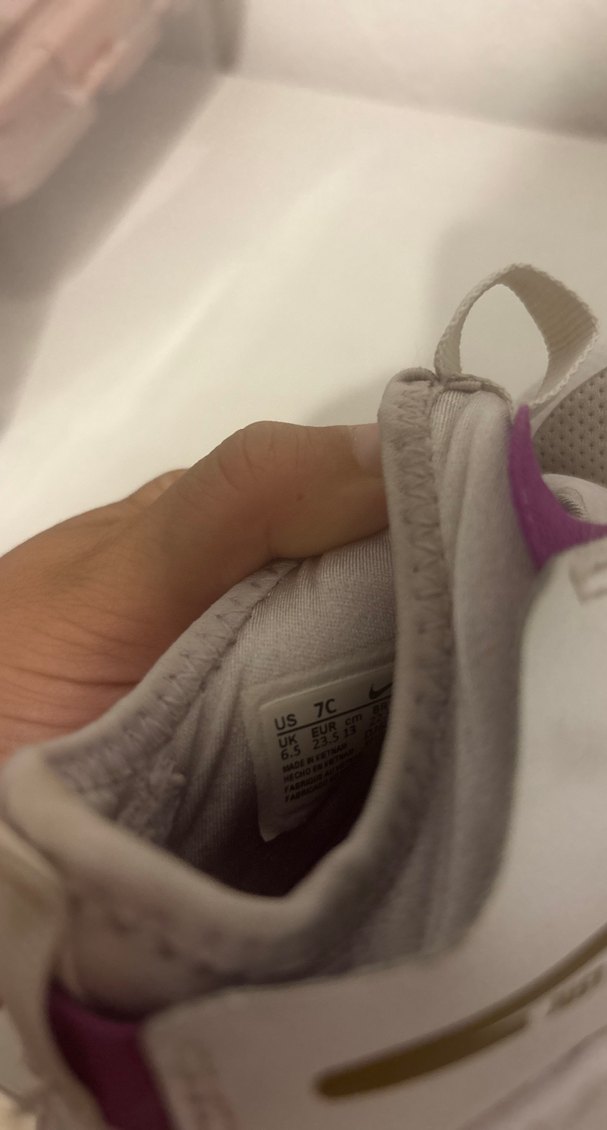 Beyaz Kız Çocuk Sneakers, Cırt Cırtlı - Görsel 4