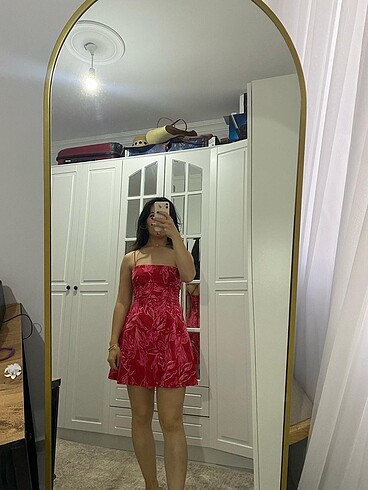 Zara Zara çiçek desenli mini elbise