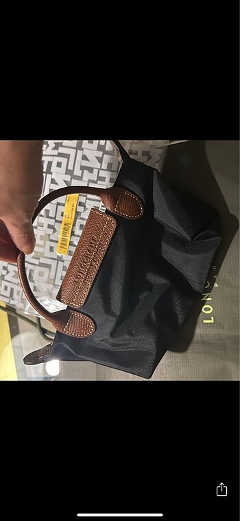 Longchamp Orijinal longchamp xs el çantası