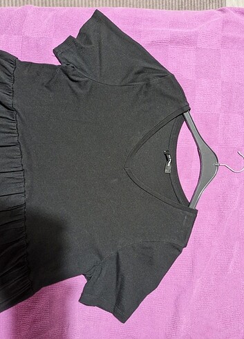 LCW Siyah Hamile Elbise L Beden - Görsel 6