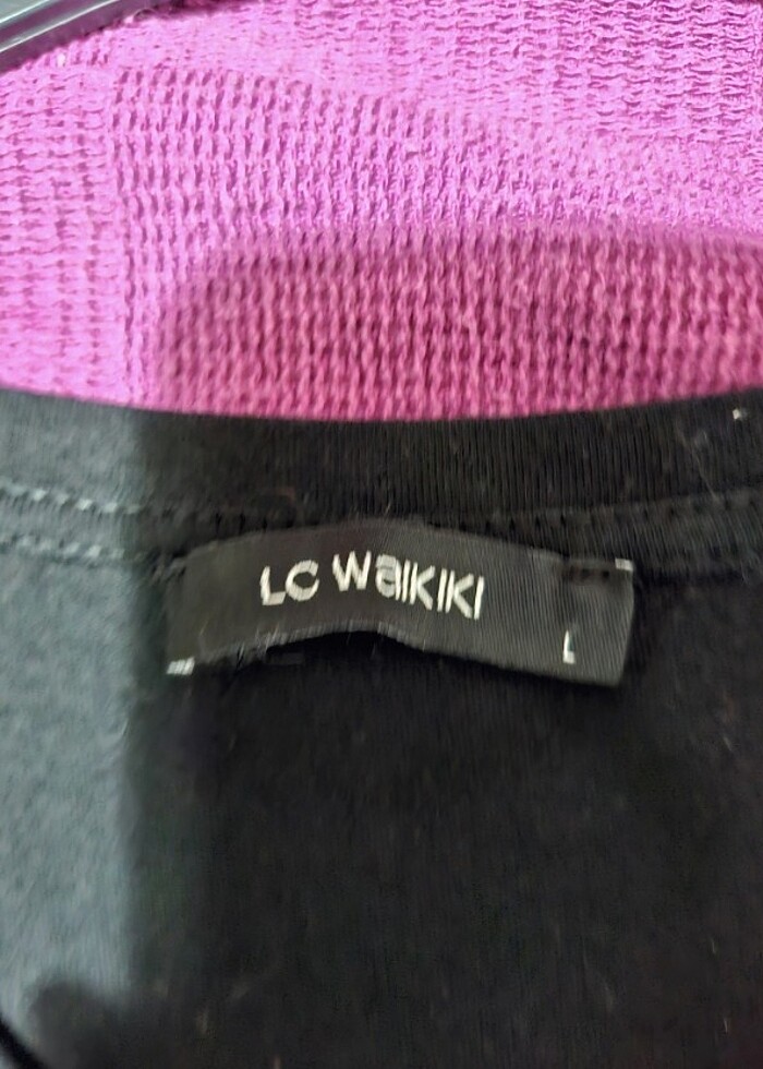 LCW Siyah Hamile Elbise L Beden - Görsel 5